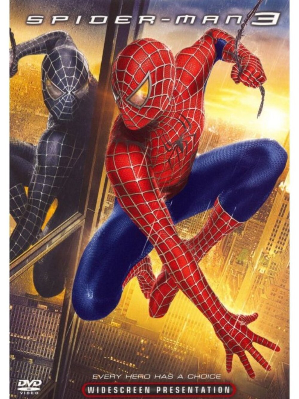 SpiderMan 3 DVD Widescreen Edition 2007 Tobey Maguire Columbia Pictures Region 1